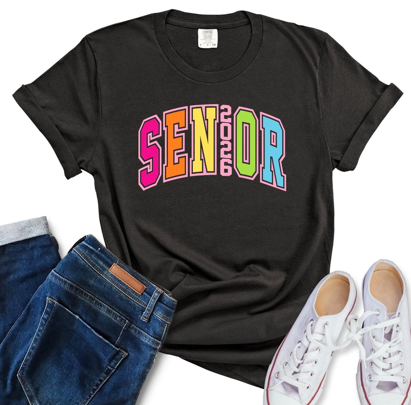 Back-To-School: Neon Varsity Grade Designs with Graduation Year