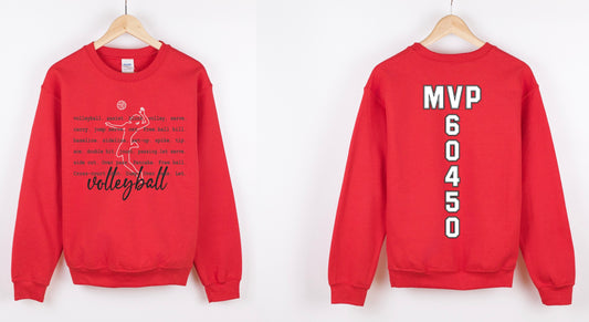 MVP 60450 Volleyball: Front/Back