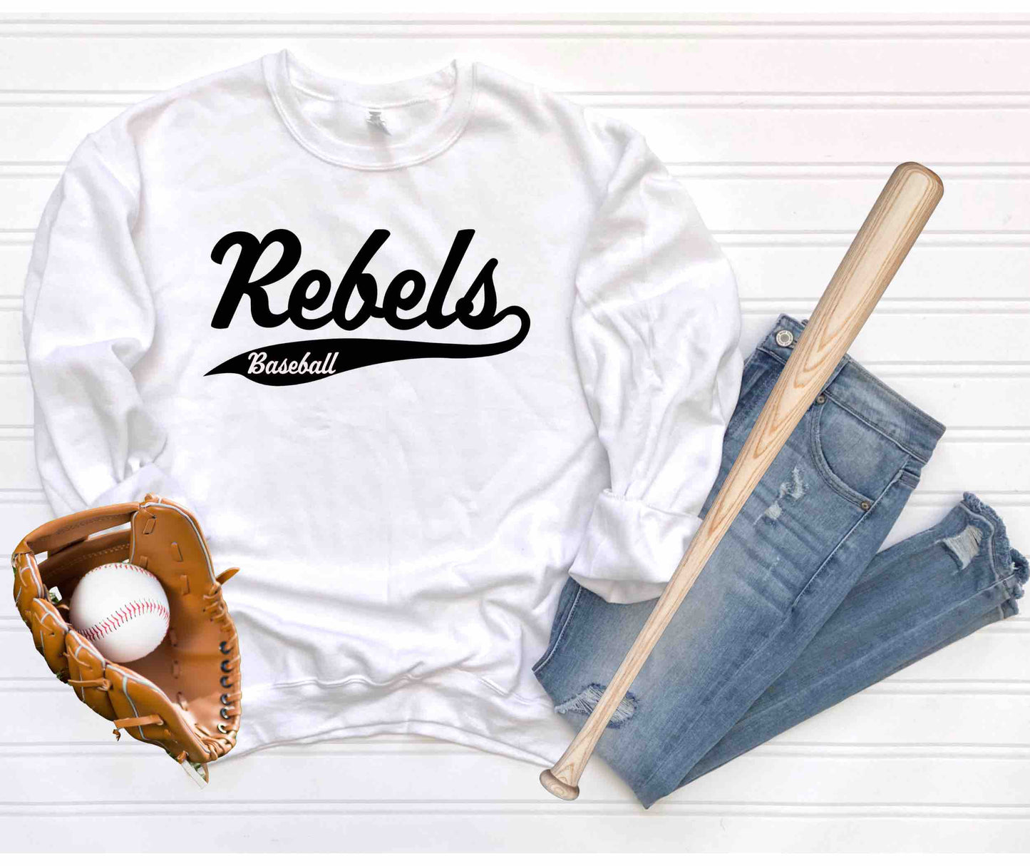 Rebels Baseball: Design 1 (Port & Company)