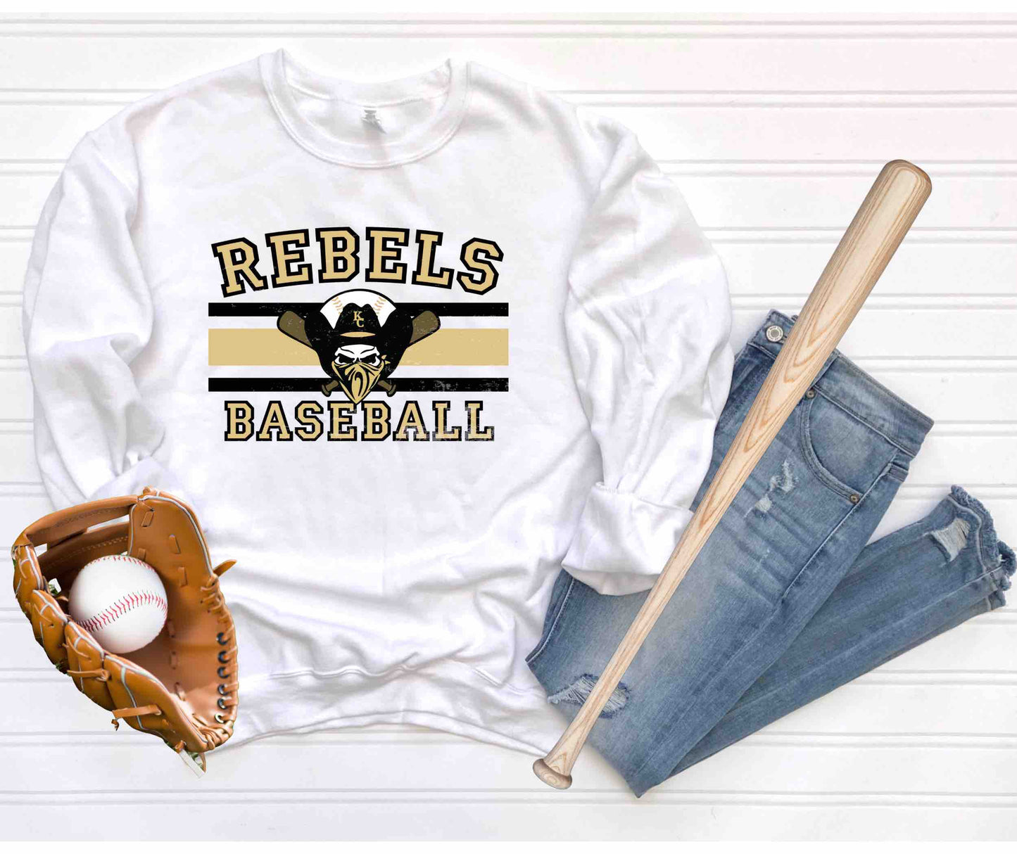 Rebels Baseball: Design 10 (Port & Company)