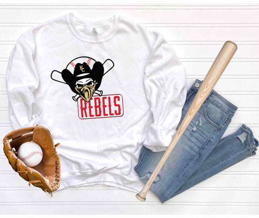 Rebels Baseball: Design 11 (Port & Company)