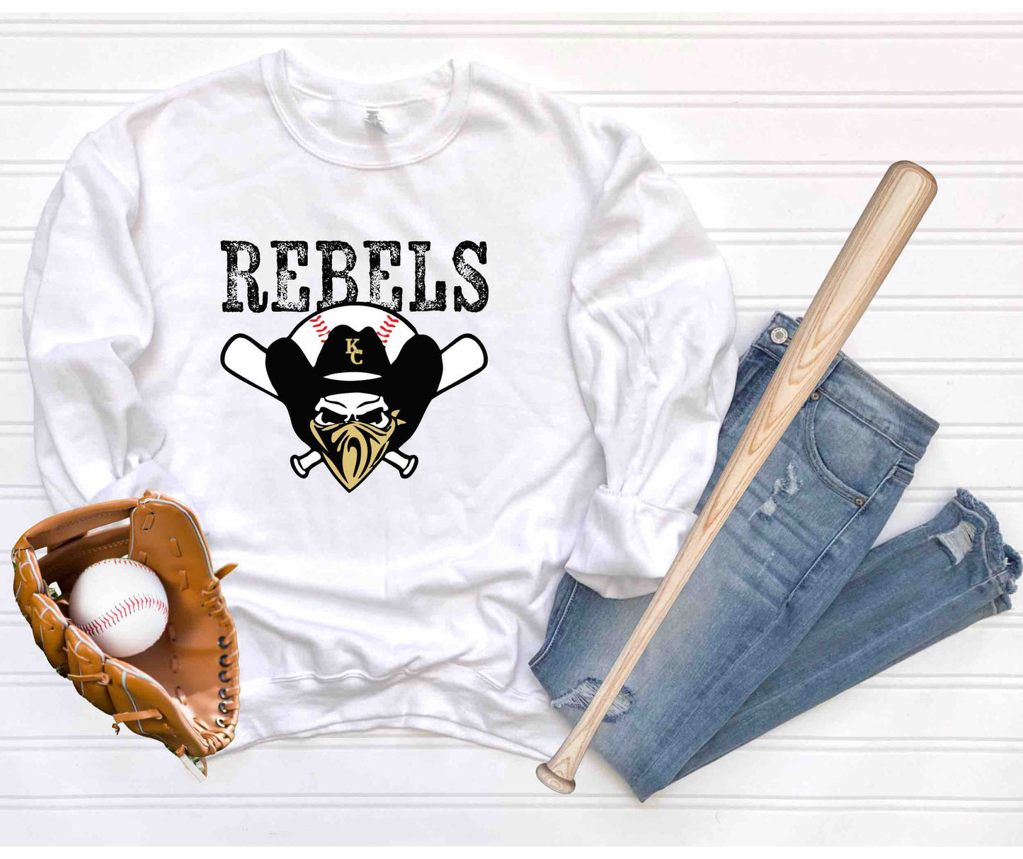 Rebels Baseball: Design 5 (Comfort Colors)