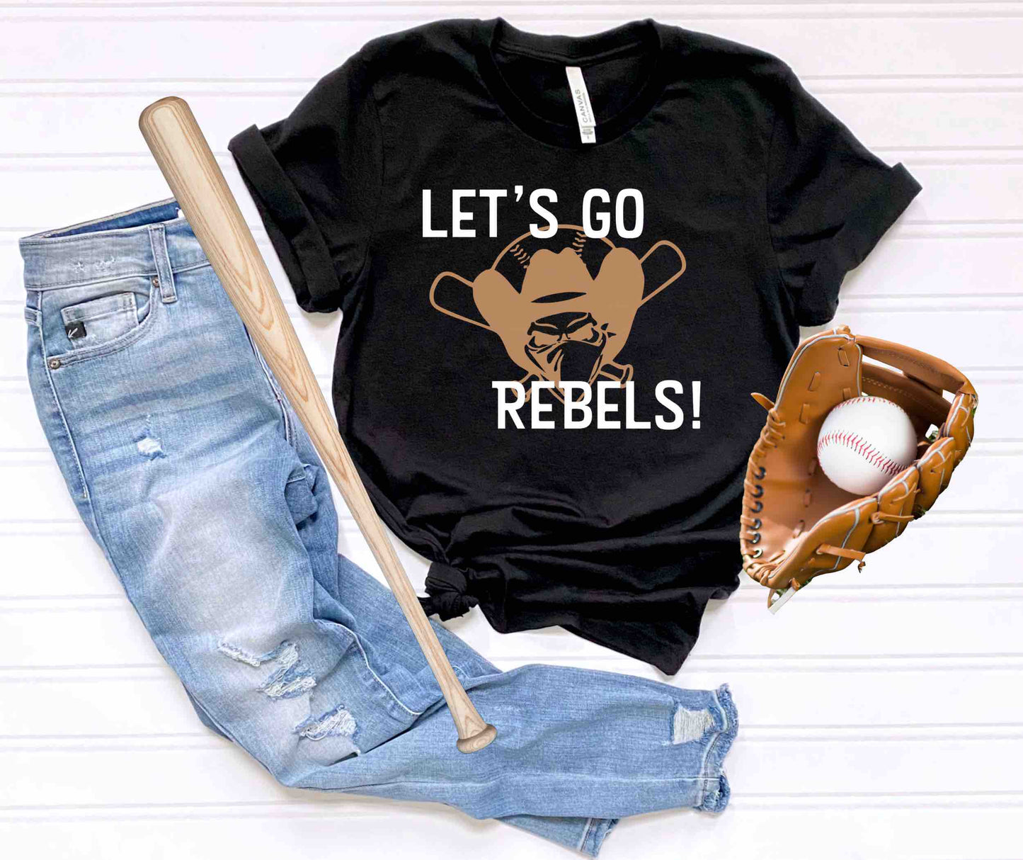 Rebels Baseball: Design 8 (Comfort Colors)