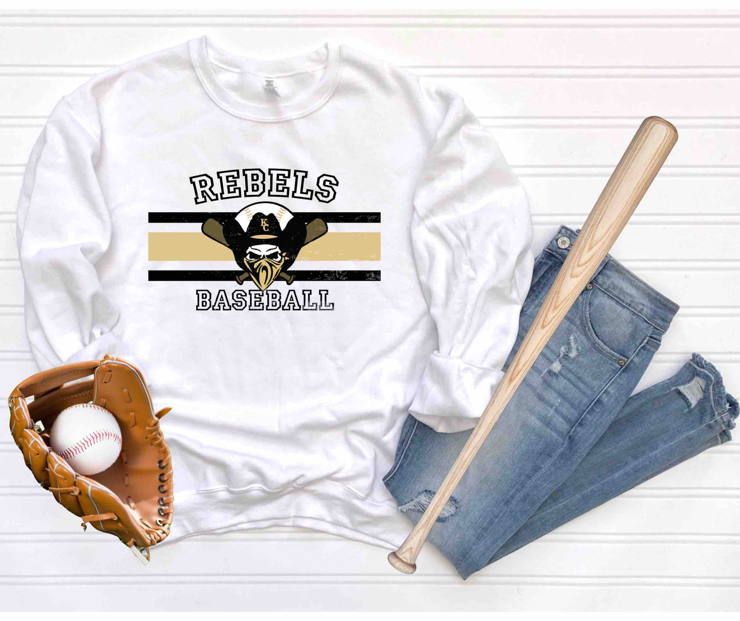 Rebels Baseball: Design 9 (District)