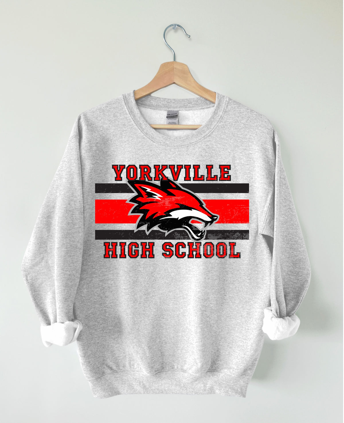 Yorkville Spiritwear: Horizontal Bars (Port & Company)