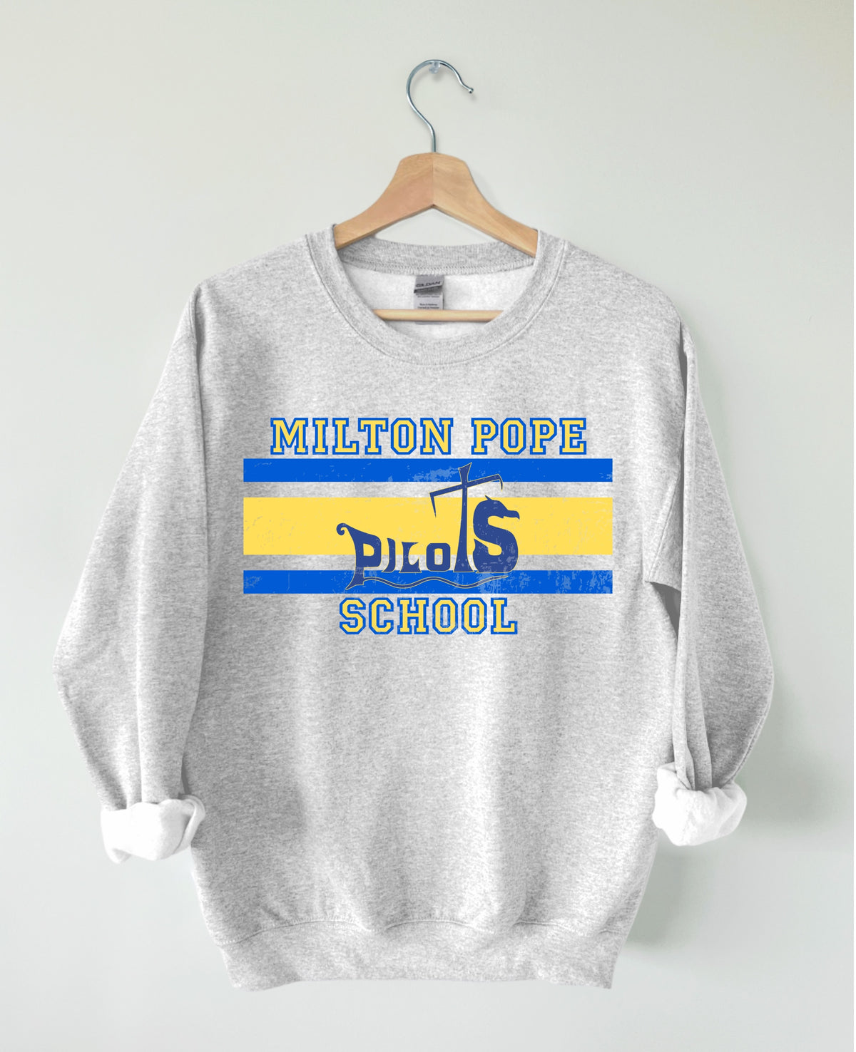 Milton Pope Spiritwear for Kids: Horizontal Bars (Port & Company)