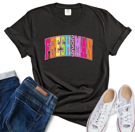 Back-To-School: Neon Varsity Grade Designs with Graduation Year