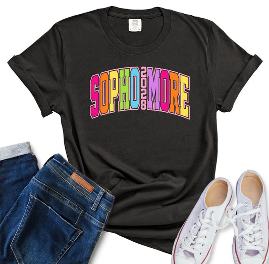 Back-To-School: Neon Varsity Grade Designs with Graduation Year