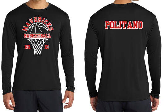 MVK Girls Basketball Spiritwear: Warm-Up Shirt