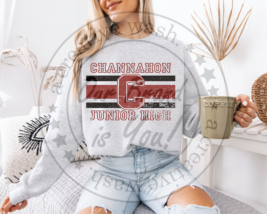 CJHS Spiritwear: Vintage Line Design - Junior High (Port & Company)