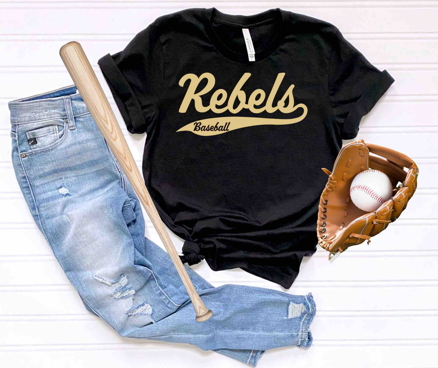 Rebels Baseball: Design 1 (Port & Company)