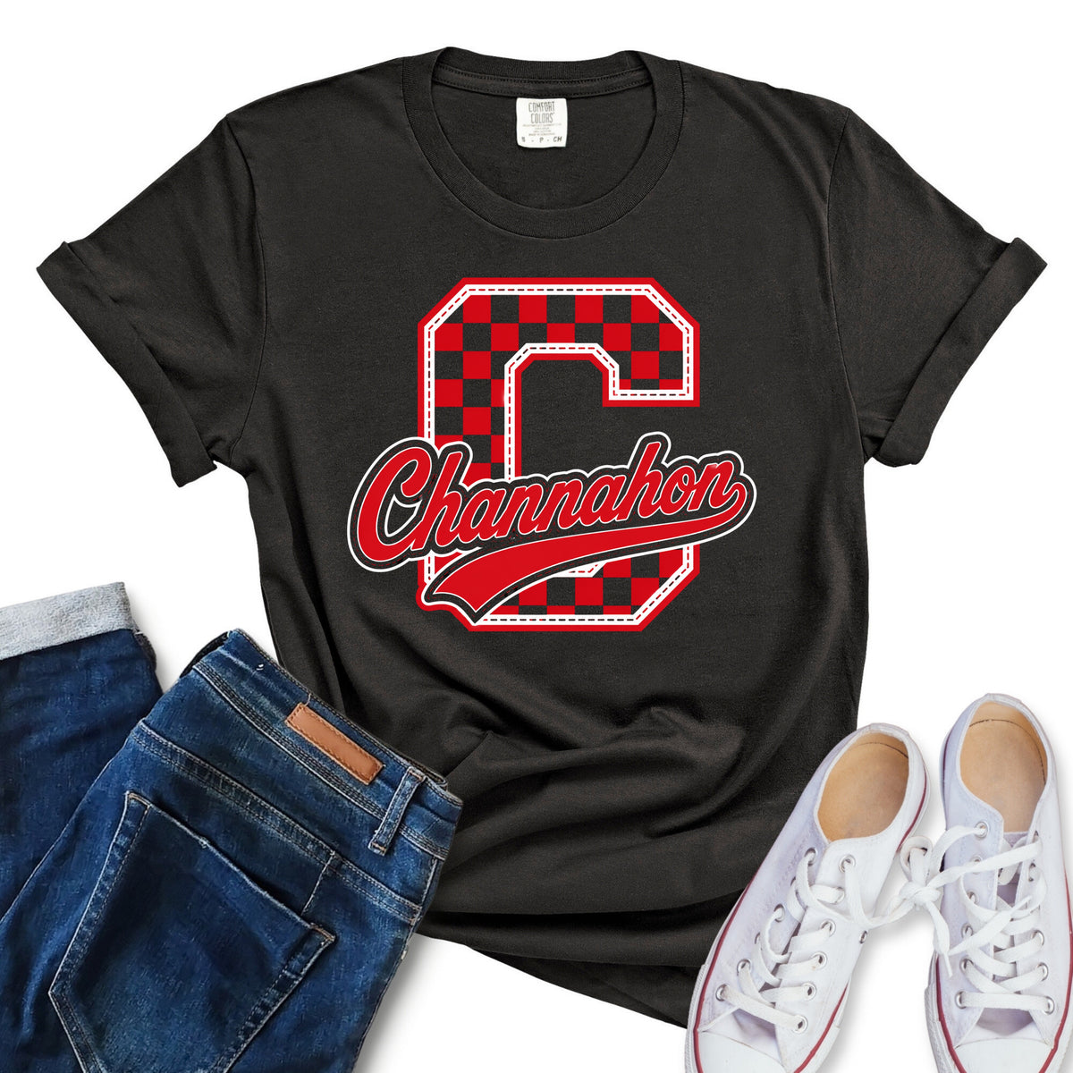 Channahon Spiritwear: Checkered (District)