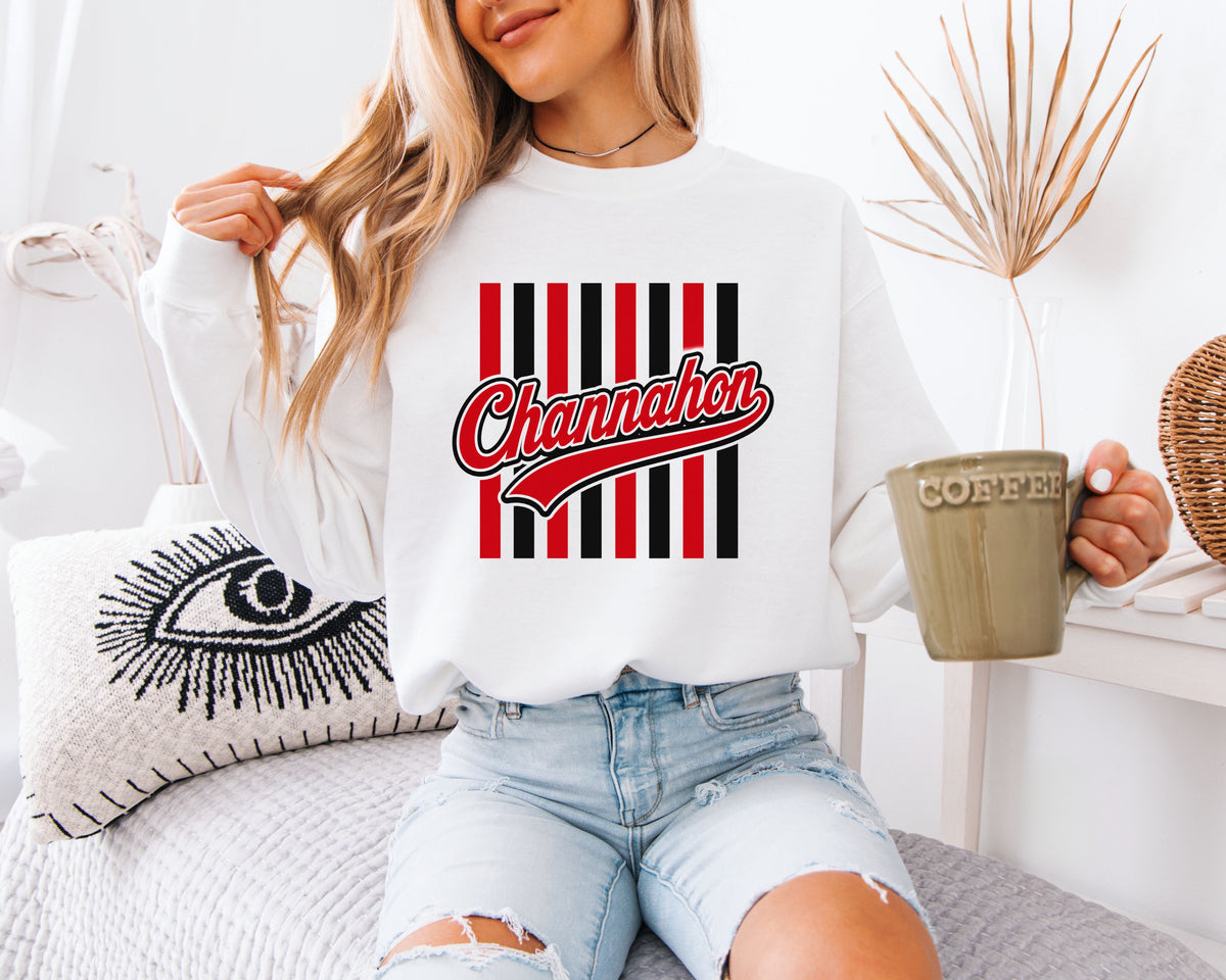 Channahon Spiritwear: Retro Stripe (Comfort Colors)