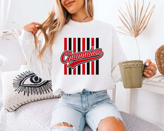 Channahon Spiritwear: Retro Stripe (Comfort Colors)