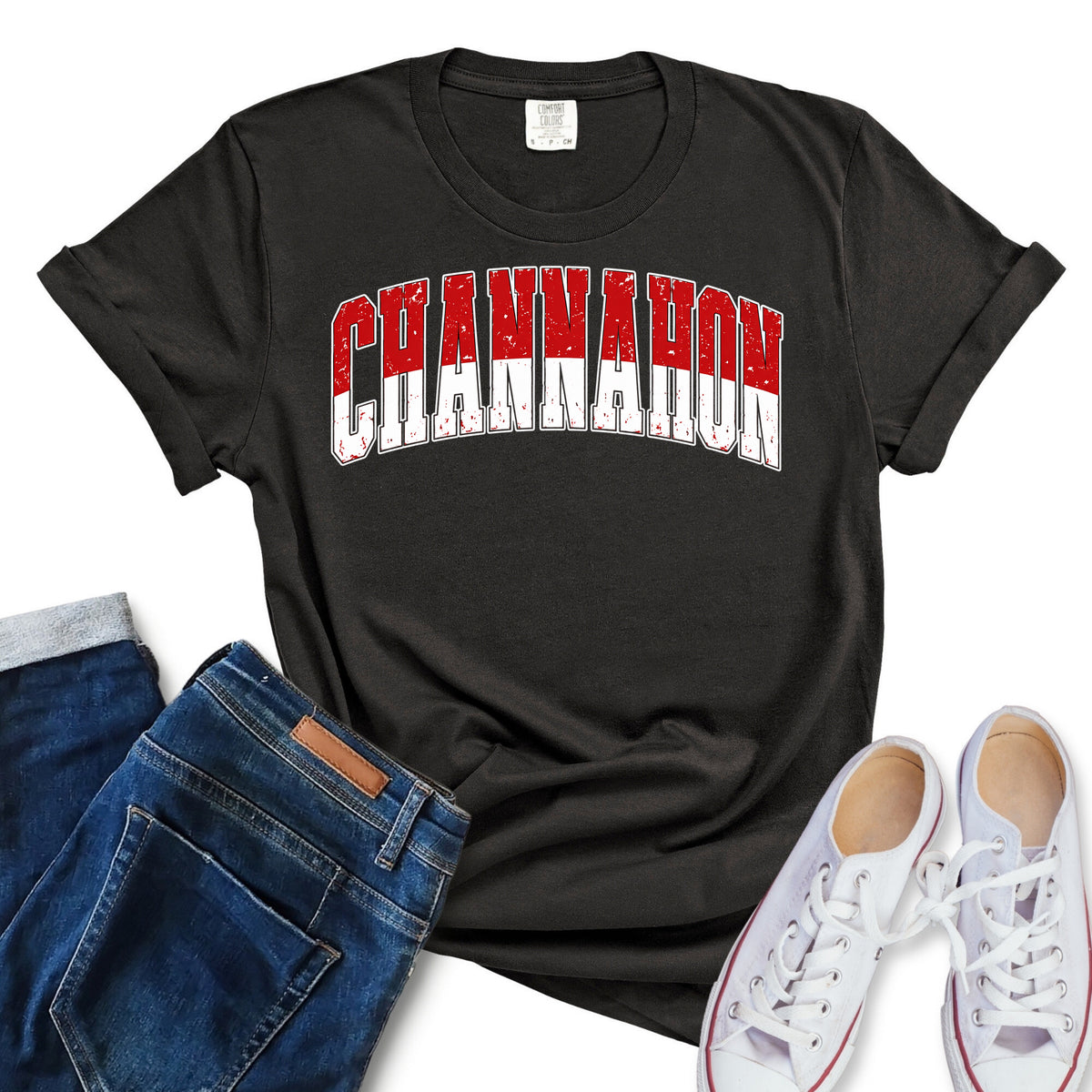 Channahon Spiritwear: Varsity Split (Port & Company)