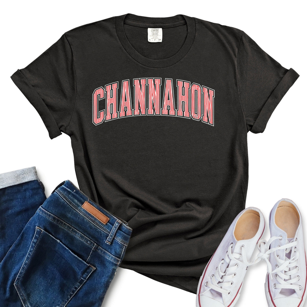 Channahon Spiritwear: Varsity Striped (Port & Company)